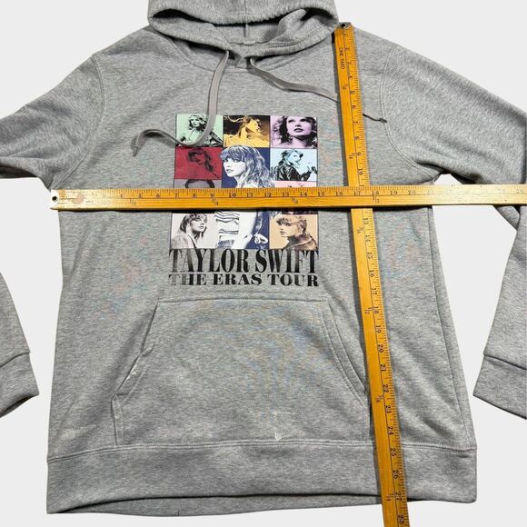 Taylor Swift The Eras Tour Hoodie Gray Sweatshirt Graphic Concert Merch - Picture 8 of 8